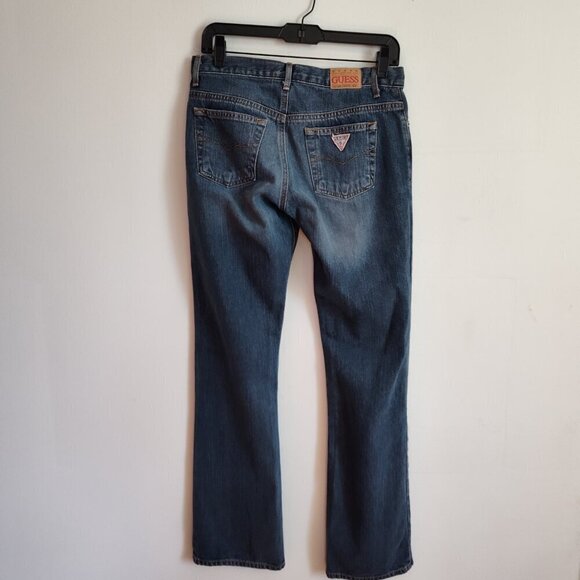 Ladies SZ 27 Vintage Guess Straight-Leg Blue Jean - Picture 3 of 5